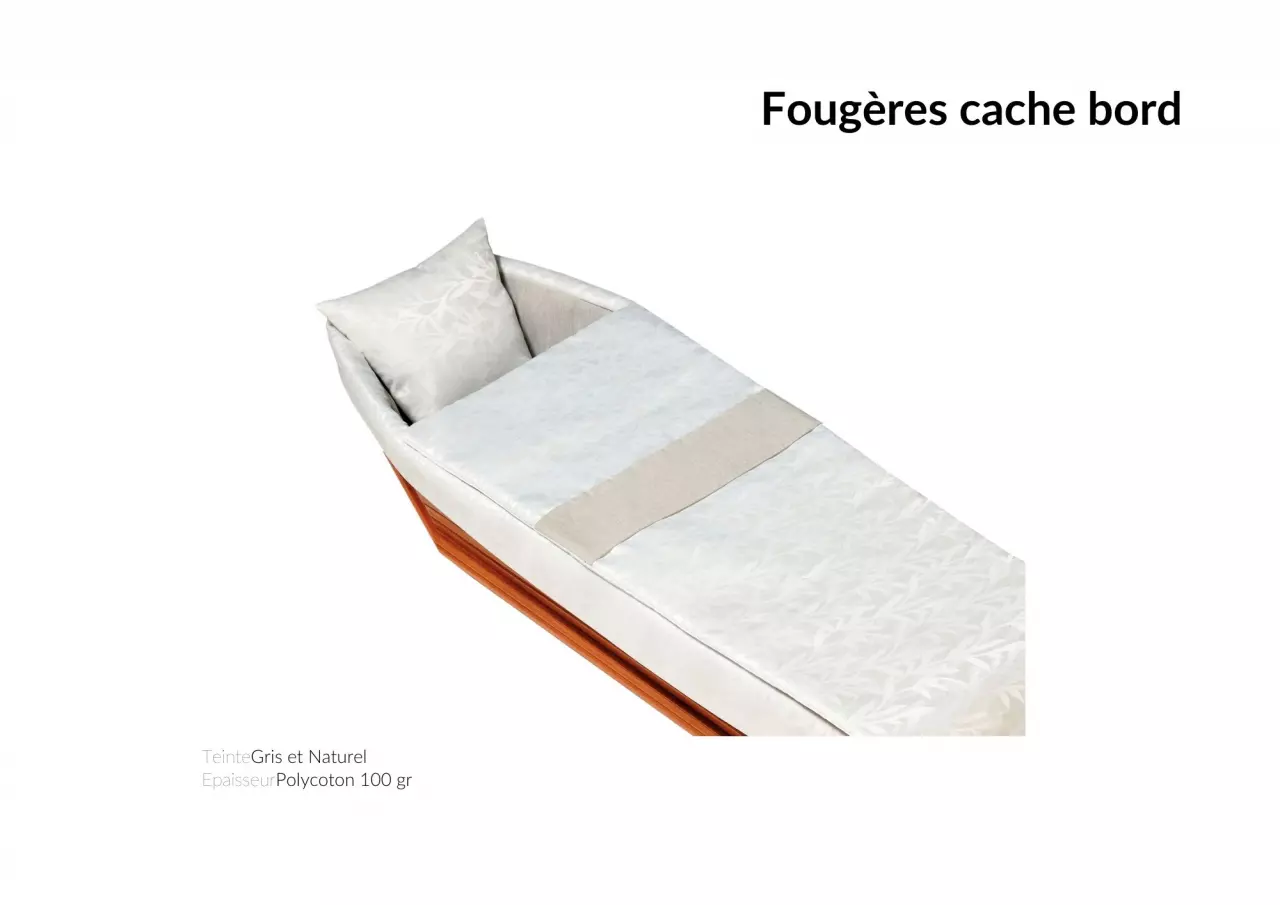 Capitons FOUGERES CACHE BORD