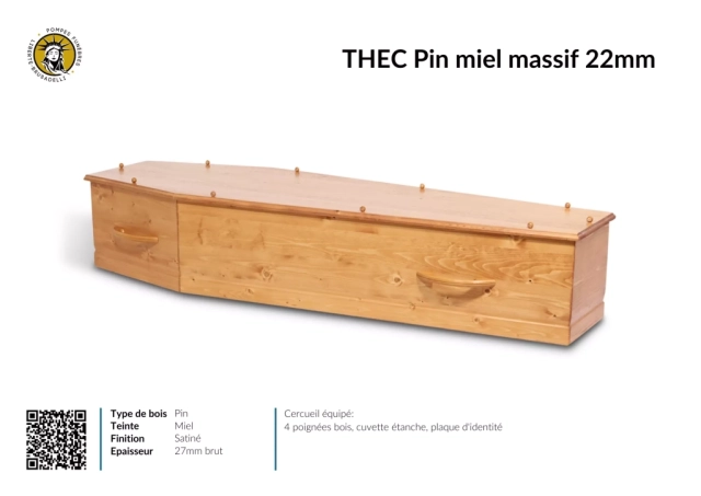 Cercueil crémation THEC