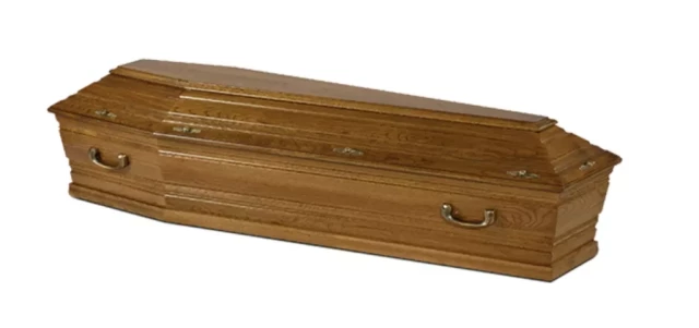 Cercueil Faucon demi teinte 