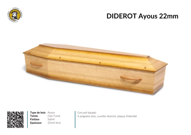 Cercueil inhumation DIDEROT