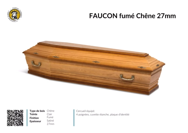Cercueil inhumation FAUCON