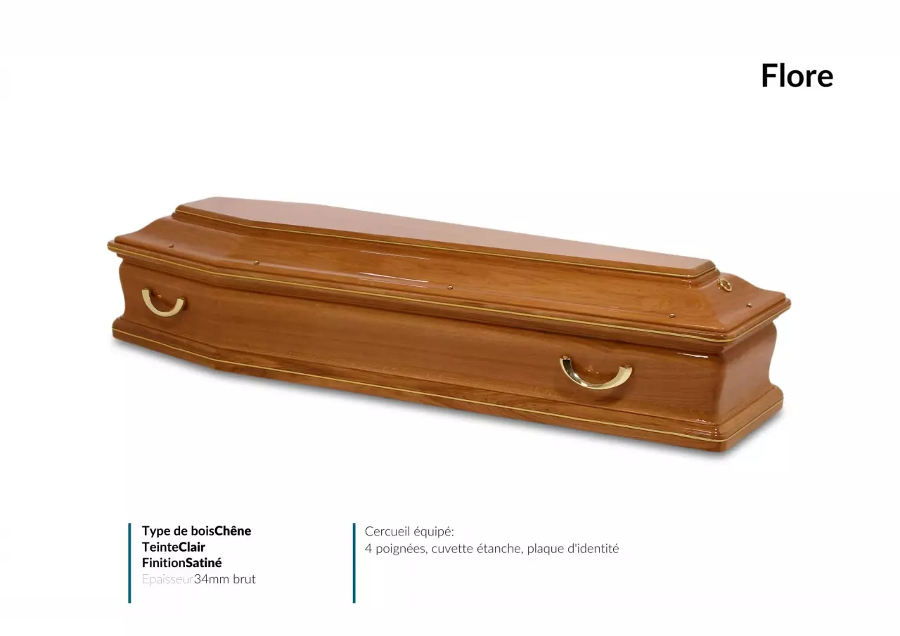 Cercueil Inhumation FLORE