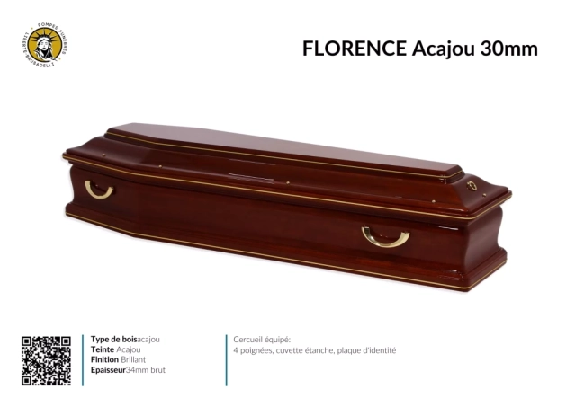 Cercueil inhumation FLORENCE