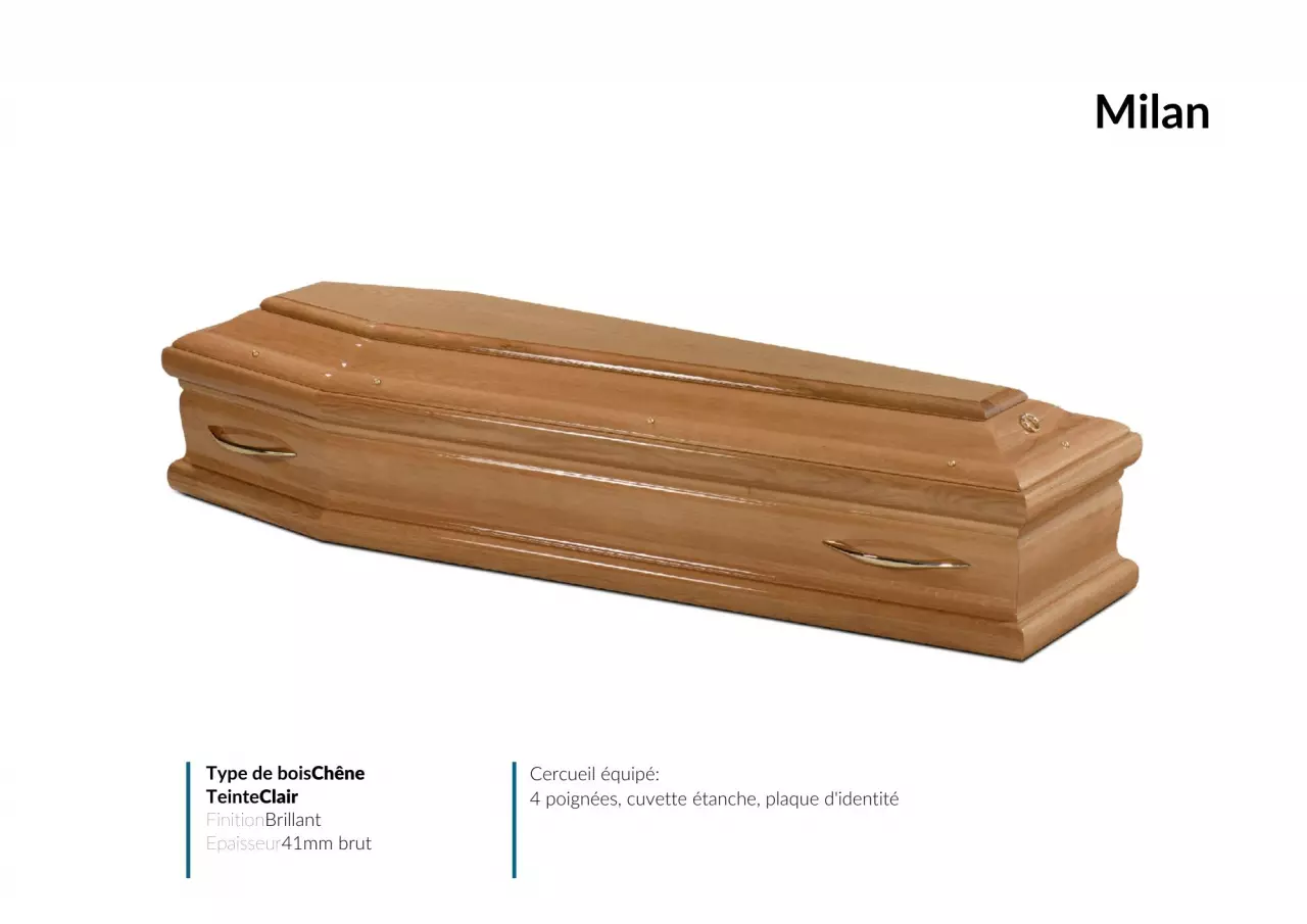 Cercueil Inhumation MILAN